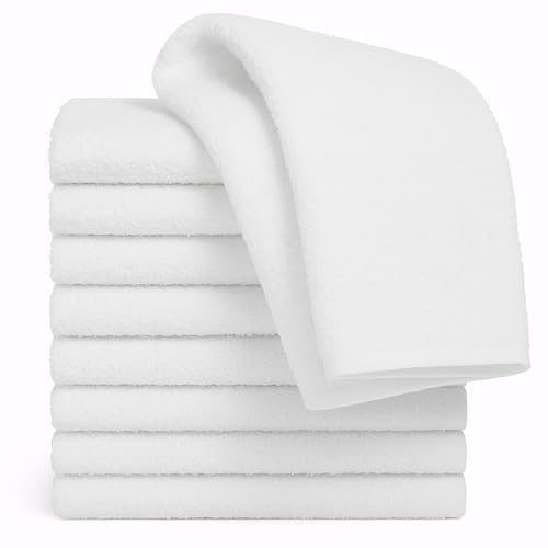 DUDU N GIRLIE Baby Nappies Washable | Baby Reusable Nappies 100% Cotton | Nappy Absorbent Washable Nappies for Babies | Baby Essentials Face Flannels Burp Cloths 100% Cotton Pack of 6.
