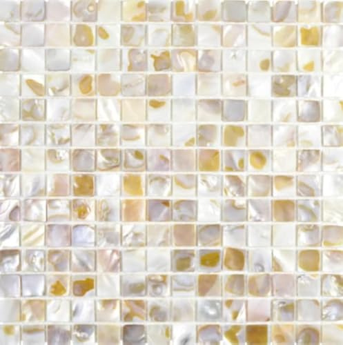 Mosaik flese mussla ljusbeige för vägg BAD WC duscha ko fiskespegel tekniskt badbadbadbadbadbadning mosaikmatta mosaikplatta
