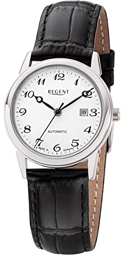 REGENT Damenuhr Automatik mit Lederband 12190037