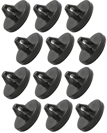 ESEWALAS 12 tapones de interruptor de freno, tapón de interruptor de luz de freno de coche, tapón de interruptor de lámpara de freno, almohadilla de interruptor de freno, tapón de pedal de embrague