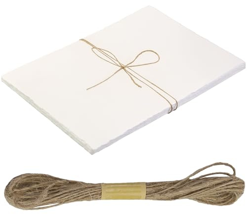 27 hojas 300 g/m² de papel ondulado A4/28,5 x 19,6 cm, papel hecho a mano, papel de acuarela, papel estructural, papel grueso para invitaciones, dibujar, esbozar, escribir