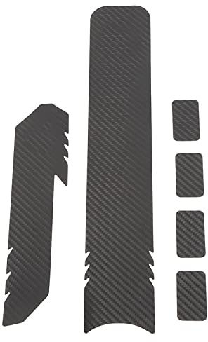 KIMISS Ruban de Protection du Cadre de Vélo et Gardien de Cadre - Cuir Synthétique pour la Fourche Avant et Le Tube Inférieur - Autocollants Résistants aux Grattements et à la Friction pour Les