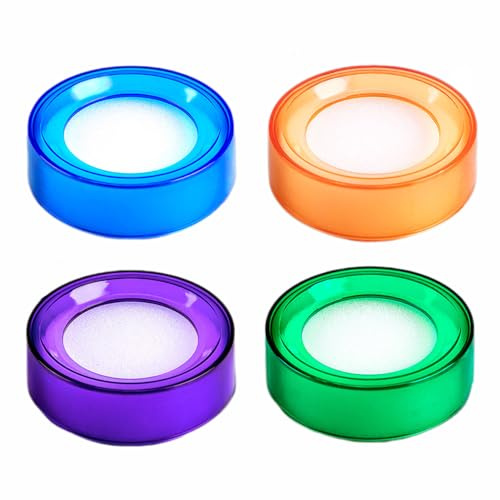 4 spugne idratanti per le dita, umidificatori per le dita, umidificatori per ufficio, banche, conteggio, buste, francobolli, banconote