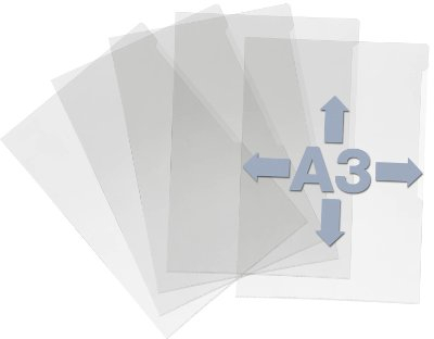 Durable Sichthülle DIN A3, transparent, Btl à 10 Stück, 231419