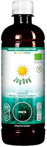 Joy Day Probiotic Drink Concentrate Mint | 500 ml | 600 Million Live Probiotics Bacteria | 15 Health Strain with Lactobacillus Acidophilus, Lactobacillus Rhamnosus Advanced Multi Bacteria