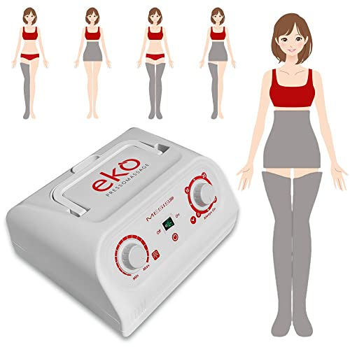 MESIS Pressomassage Ekò Per Casa: dotazione Advance (con 2 gambali e Kit Slim Body) Linfodrenaggio Massaggio Anti Cellulite Pressoterapia Professionale Per Casa