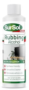 SurSol Active - All-Purpose Rubbing Alcohol Isopropyl 99.9% Pure Isopropanol IPA for Cleaning - 250ml