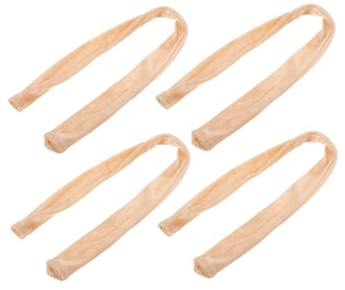 ORFOFE Funda Para Cadena De Lámpara Colgante De Tela Antimanchas 0,6 m Color Beige, Protector Extraíble Antioxidante Para Lámparas De Techo 4 Piezas