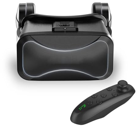 Set di occhiali : esperienza con controller wireless, cuffie 3D coinvolgenti per bambini e adulti, comfort visivo | Giochi virtuali Film Viaggi avventurosi Per imparare Viaggi Esplora Rilassati Tren