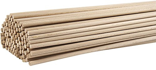 Bastone di legno, L: 60 cm, faggio, 10 pz