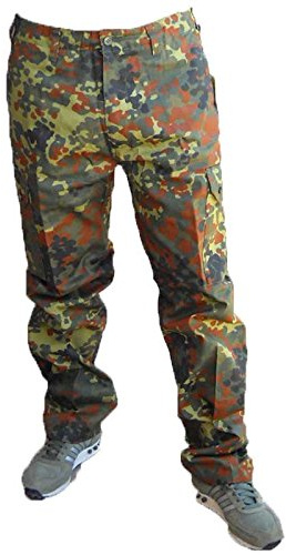 fratelliditalia.org Pantalone Pantaloni Calzoni Militari Flecktarn Cotone Army Softair Caccia Pesca