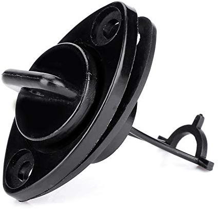 Alomejor Ablassschraube - Tragbares Bungscrew Set f¨¹r Kajak, Kanu und Boot - Robustes Gewinde, Schwarz