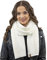 VIVISENCE Damen Winter Schal Aus Modischer Gemütlich Wärmendem Garn Kalte Wintertage Frauen Elegante Trendiger Und Sportliche Outfits Winter Herbst Modell 7041S, Ecru,Einheitsgröße