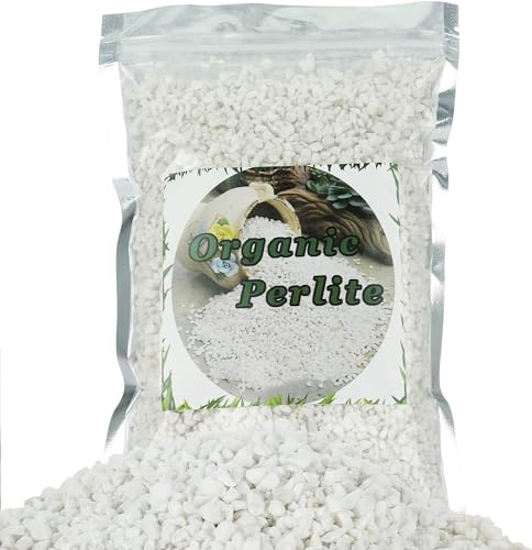 Bio-Perlite für Pflanzen, Bodenverbesserung für verbesserte Drainage und Wachstum, ideal für Blumenerde (1L)