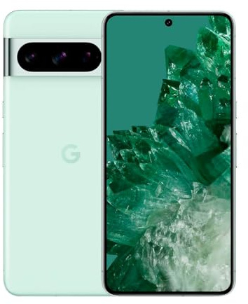 Google Pixel 8 Pro 128GB (Negro, Android 14, Dual SIM, 12 GB LPDDR5X) (Reacondicionado)