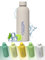 WATERSY Thermosflasche 500ml Edelstahl Trinkflasche, BPA-freie Water Bottle Auslaufsicher Wasserflasche Sport Thermoskanne 24h Kalt & 12h Warm ideal für Schule,Büro,Sporthalle, Mandelmilch