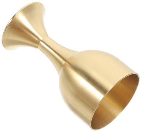 TIDTALEO Coppa Da Offerta in Lega Di Rame Anticato Coppa Decorativa Da Tavolo Per Meditazione Buddhista Alta Regalo Spirituale e Arredamento Templi Asian Style