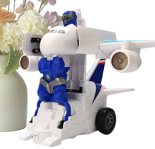 Leksaksrobot - pedagogisk interaktiv inlärningsleksak | Pojkar flygplan robot med inlärningsfunktion, roligt för förskola skola pojkar flickor interaktivt spel