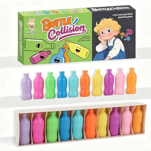 Bottle Color Matching Flip Game, Bottle Color Matching Toys, Fun Life Board Game for Kids and Adults, Group Challenge Games, Parent-Child Interaction Toys, Memory Game for Travel Camping Party