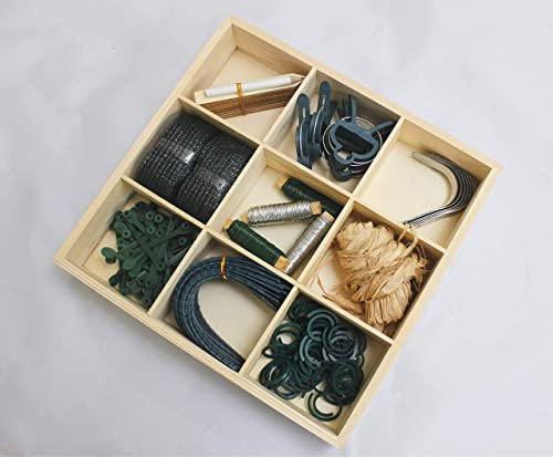 Garden Mile Gardening Tool Kit 126-Piece Garden Accessory Set with Wooden Tool Box Organizer Box Garden Tool Set, Ideal Gardening Gifts for Women Tools and Equipment Dad Garden Gifts