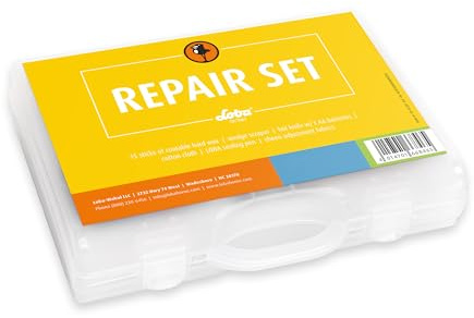 LOBA Repair Set - Floor & Furniture Scratch and Dent Repair Kit, Multi-Surface, Includes 15 Hard Wax Sticks