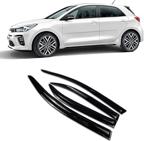 Juego de 4 Deflectores de Viento, Protector de Nieve para Lluvia Y Sol de Baja Acumulación de Calor para Reemplazo de Automóviles para Kia Rio 4 MK4 2018-2022 Forhatchback