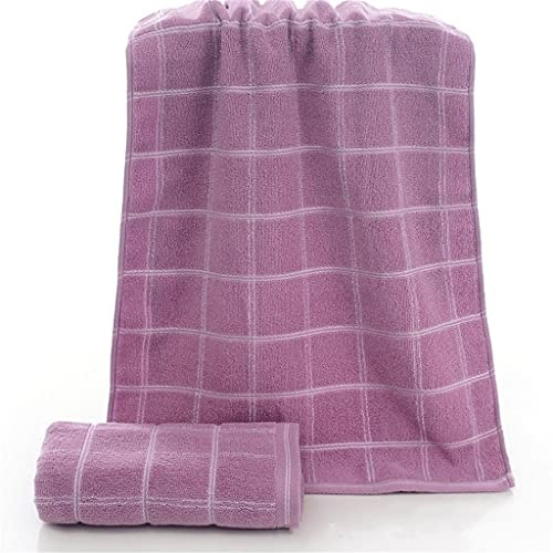 15.7 x 35.4 inches (40 x 90 cm) Plaid Cotton Men and Women Washcloth Bathroom Towel Bathrobe Beach Sun Bath Sauna Large Towel Yoga (Color : C, Size : 40x90cm) (B 40x90cm)