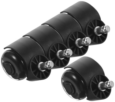 CONGARTENO 5pcs Casters Replacement Chair Wheels for Office Computer Chair Pu Furniture Casters Smooth Rolling for Home and Office Use