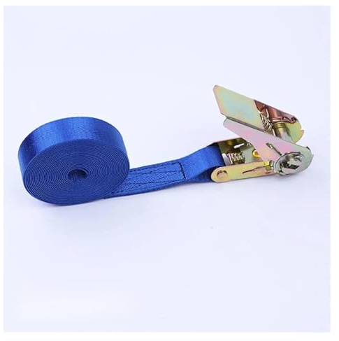 OJHFJMGH Correa con trinquete, Correas de Amarre con Hebilla trinquete 8 m/25 mm y Cuerda tensión metálica for Coche, Motocicleta, Bicicleta, Equipaje, Bolsa Carga(C)