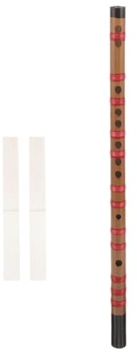 TOYANDONA Flauta de Bambú para Principiantes Instrumento Chino Flauta Horizontal Membrana Libre Adecuada para Clases y Práctica Musical
