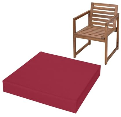 Foam Discs for Stool 20 x 22 (50 x 56 cm) High-Density Foam Chair Cushions with Waterproof Zippered Covers, Suitable for Kitchens, Garden patios, etc.