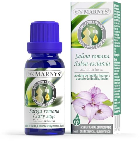 MARNYS Aceite Esencial Salvia Romana 100% Puro Quimiotipado 15ml