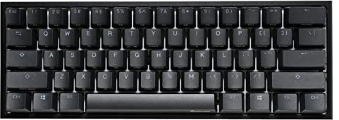 Ducky One 2 Pro Mini Gaming Tastatur, RGB LED - Kailh Red (US)