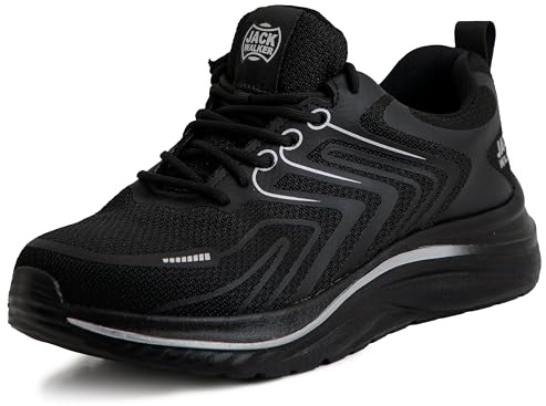 Jack Walker JW032 Men's Lightweight Water Resistant Walking Trainers | Water Resistant, Lightweight, Breathable Mesh, Non-Slip Rubber Sole, Cushioned Insole, Walking, Trekking And Everyday Comfort