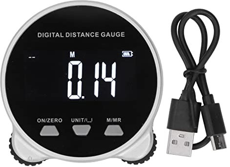 Telituny Misuratore a Rullo con Display Digitale 199.999m Metro a Nastro Elettronico con Microprocessore a Semiconduttore, Adatto a Sarti, Studenti e Anziani