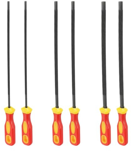 6 Pcs Chainsaw File,Chainsaw Sharpener Chain Saw Sharpener,Chain Saw Sharpener Tool,For Chainsaw Chain