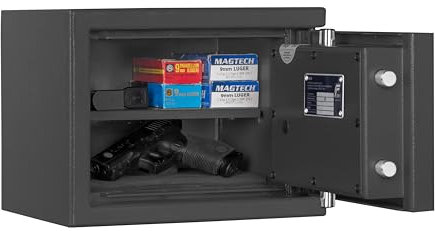 Kurzwaffenschrank EN 1143-1 Klasse 0, Kurzwaffentresor mit Schlüsselschloss, Widerstandsgrad 0, Einbruchschutz EN 1143-1, Tresor KWT 800