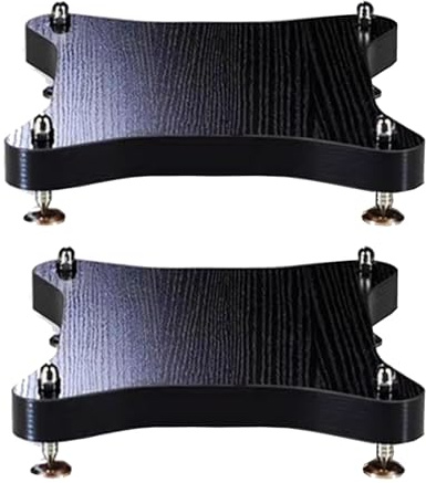 Plateau de caisson de basses pour haut-parleur - Plateforme d'isolation acoustique avec clous fixes en cuivre pour une meilleure qualité sonore dans le salon et le studio