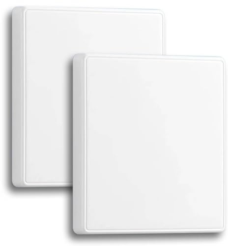 Acmerota 2Pcs Single Blanking Plate Cover Socket Cover Single Blank Plates Overlay 1 Gang White Blanking Plate for 86 Type Unused sockets, Electrical Shock Protection, WaterProof Cover