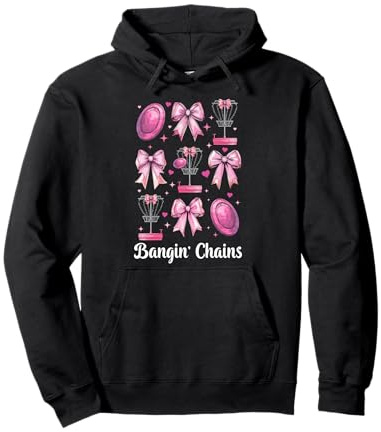 Bangin' Chains, joueuse de Disc-Golf, Fille, Maman, Disc-Golf Sweat à Capuche