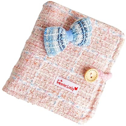 Album photo à 40 pochettes avec 3 anneaux en tissu, couverture de collection de photos, 7,6 cm, organiseur de cartes, classeur à fermeture élastique, protecteur de carte étanche