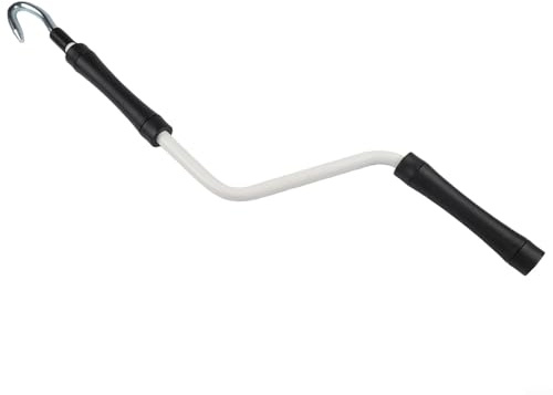 Manovella per tenda da sole, 1 asta esterna da 52 cm, gancio robusto e rotazione liscia, manovella per terrazze, verande e pergolati
