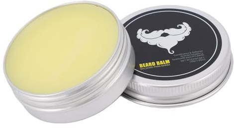 TARSHYRY Crema per Barba con Cera per Baffi, Crema Styling Nutriente a Tenuta Forte per Uomo, Tutti i di Pelle, Formato Viaggio 60 G