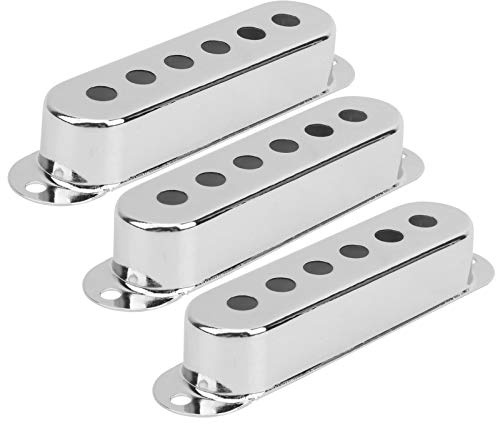 3st Gitarr Single Pickup Cover, Mässing Single Coil Pickup Cover 48mm / 50mm / 52mm Stratocaster Pickup Covers för ST SQ Elgitarr