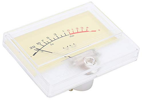 VU Meter DB Amplifier VU Meter Header with Light Bulb Audio Device Accessory for DIY Recording Studio Home Audio