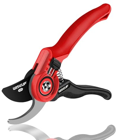Ciseaux d'élagage，Garden Tool Garden Pruning Scissors with Sharp SK5 Steel Blades Garden Scissors，Ergonomic Garden Clippers