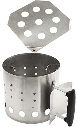 HANABASS Barril De Portátil De Acero Inoxidable para Camping Al Aire De Chimenea para Barbacoa Soporte para Parrilla