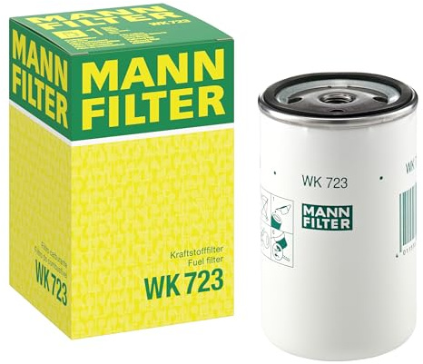 MANN-FILTER, WK 723 Bränslefilter | För lastbilar och bussar, bränslesystemskydd, injektorskydd, rent bränsle, original OE-kvalitet