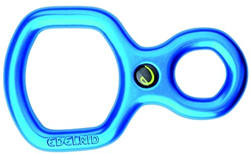 Edelrid Unisex – Erwachsene Abseilachter Achter Bud Sicherungsgerät, royal, one Size