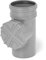 MKK Filtro per acqua piovana DN 100, Ø 110 mm, PP, marrone, grigio, grafite, arancione, filtro di scarico, tubo di scarico, grondaia (grigio)